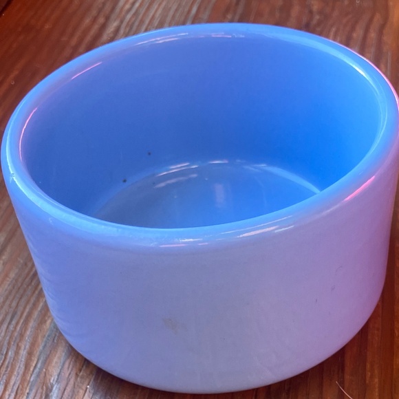 2 Heavy duty Stoneware Ceramic Pet Hamster Reptile Bowls, blue yellow - Picture 12 of 14